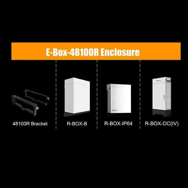 حزمة بطارية كازن باور ليثيوم فوسفات الحديد بسعة 5.12 كيلوواط ساعة وجهد 51.2 فولت E-BOX-48100R (الموديل C) 2
